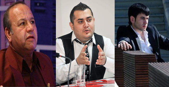 Əli Mirəliyev, Murad Arif və Üzeyir Mehdizadə bir arada