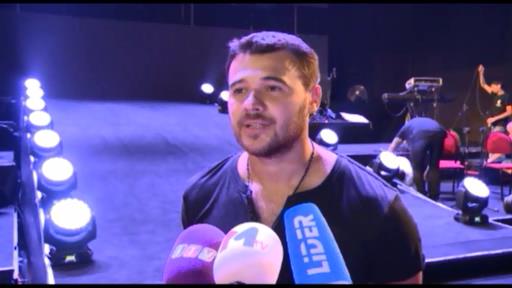 Emin Ağalarovun konsertindən özəl görüntülər