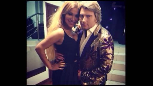 Rəqsanə Rusiyanın məşhur müğənnisi ilə bir arada