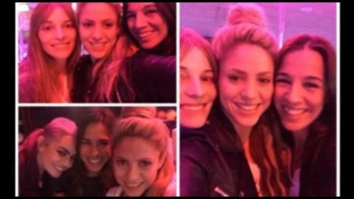 Şakira 39-cu doğum gününü rəfiqələri ilə qeyd etdi