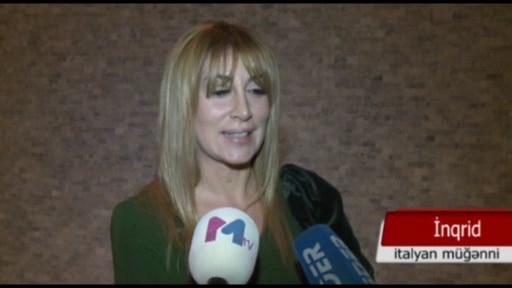 İnqrid Bakıda təqdimat etdi