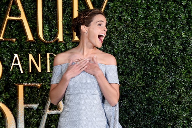 Tanınmışlar “Gözəl və bədheybət” filminin təqdimatında - fotolar