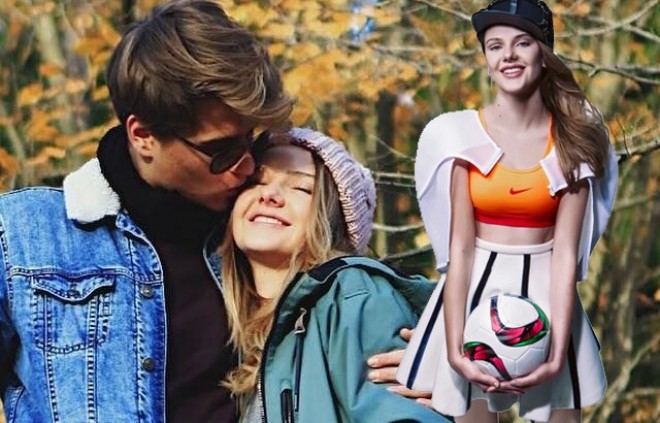  "Paramparça"nın aktrisası sevgilisi ilə Moskvada - fotolar