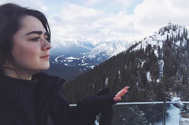 Məşhurların ailəsi ilə qış istirahəti – fotolar