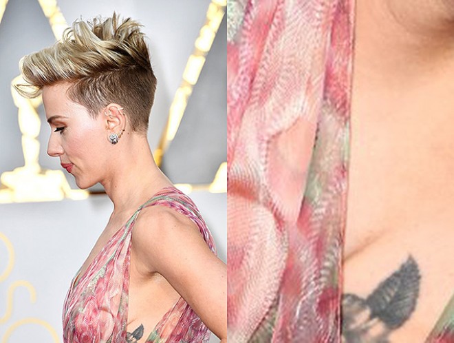 Qırmızı xalçanın döyməli ulduzları - foto