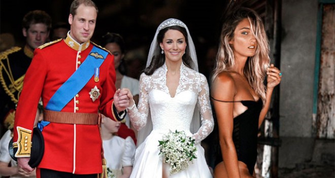 İngiltərə şahzadəsi Uilyam iki sarışın gözəllə