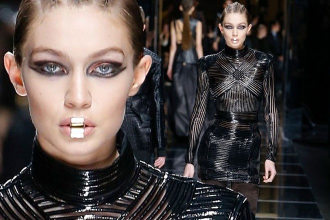 Cici Hadidin qeyri-adi makiyajı