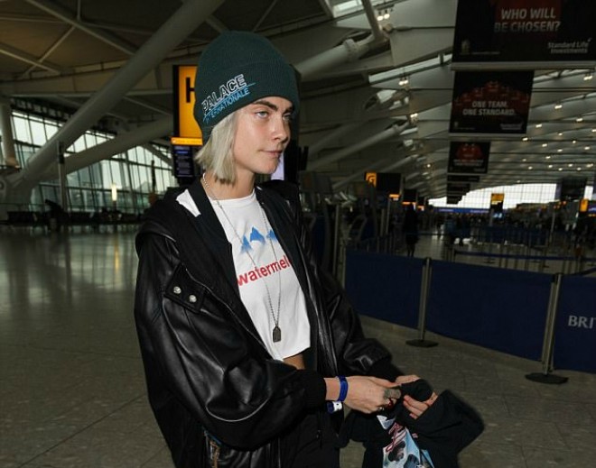 Kara Delevin makiyajsız - fotolar&nbsp;