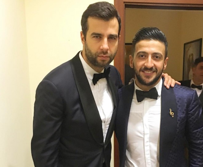 Abbas Rusiyanın məşhur şoumeni ilə - foto