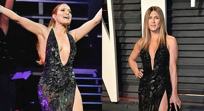 Cenniferlər eyni libasda