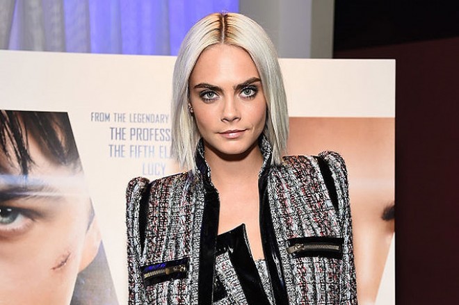 Model Kara Delevin rol aldığı filmin tizerinin nümayişində - fotolar