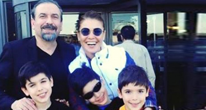 Gülbən Ərgən keçmiş həyat yoldaşıyla bir arada