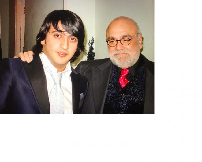 Abbas Bağırov məşhur yunan müğənnisi ilə - foto