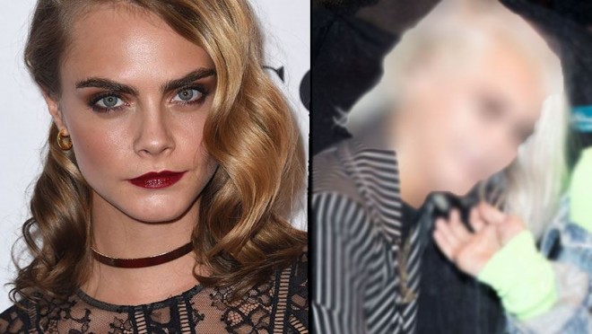 Kara Delevin saçını boz rəngə boyatdı