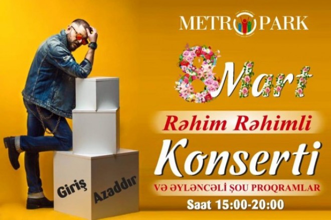 Rəhim xanımlara özəl konsert verəcək