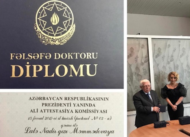 Lalə Məmmədova fəlsəfə doktoru oldu