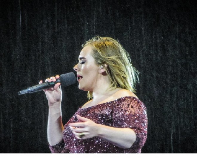 Güclü yağış Adelə maneə ola bilmədi&nbsp;