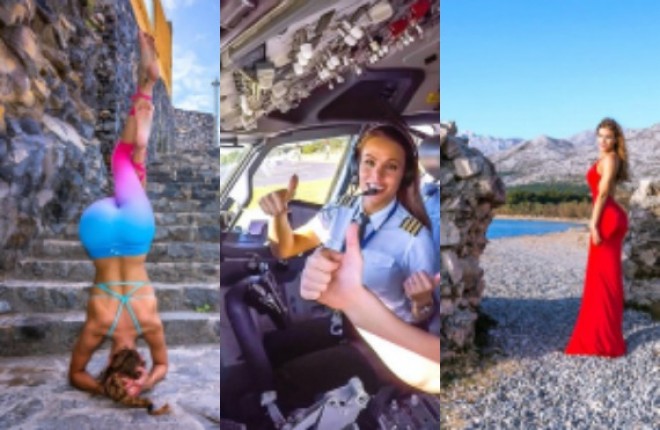 Bu pilot gözəlliyi ilə heyran etdi -  foto