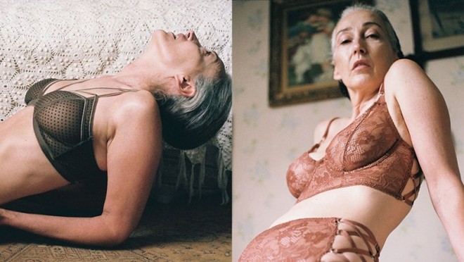 57 yaşlı model soyundu - foto