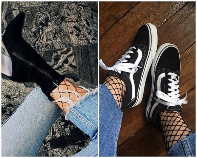 Yeni dəb - "balıq toru" corabları&nbsp;