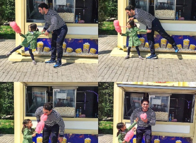 Kamilin qızı ilə əyləncəli günü