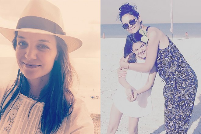 Keti Holms bayramı okean sahilində keçirdi – fotolar