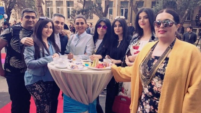 Məşhurlar bir arada - fotolar