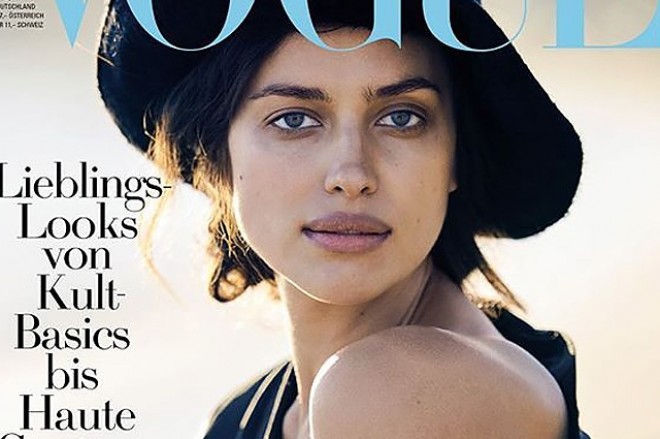 İrina jurnalın üz qabığında - foto