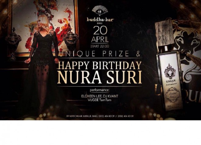 Nura Suri doğum gününü qeyd edəcək&nbsp;