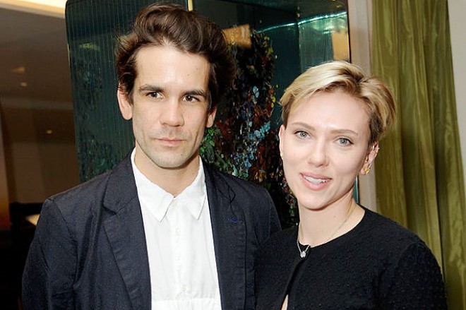 Boşanmağa hazırlaşan Skarlet Yohanson əri ilə tədbirə qatıldı - fotolar