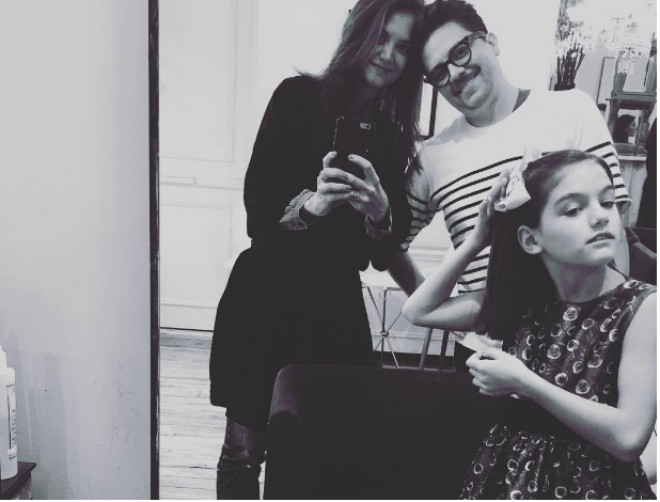 Tom Kruzun qızı gözəllik salonunda - foto