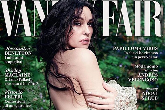 Monika Belluççi yarıçılpaq soyundu - foto