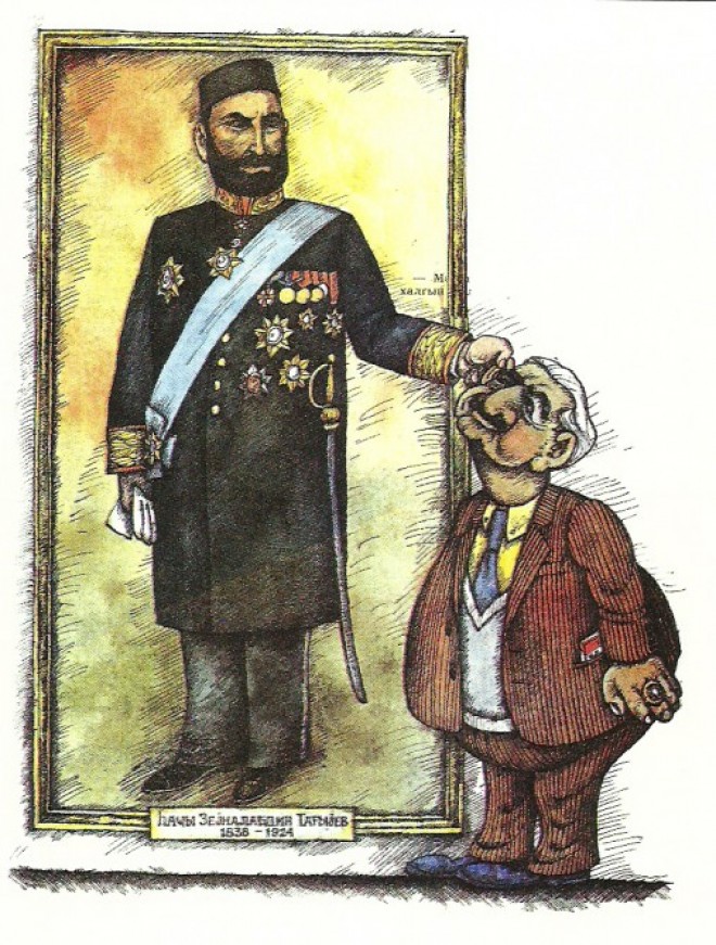 Gülüş günü rəssamların gözündə