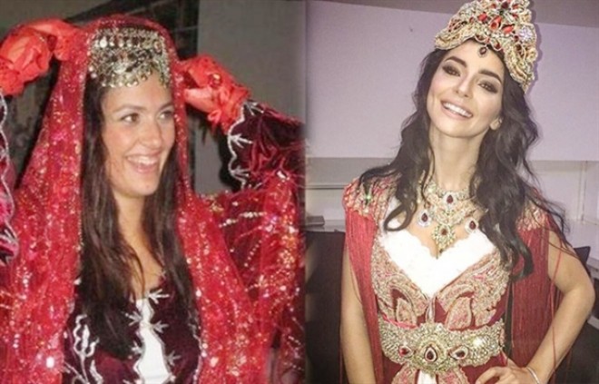 Məşhurların xına geyimləri - fotolar