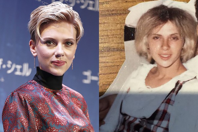 Skarlet Yohansondan bənzərinə jest - video