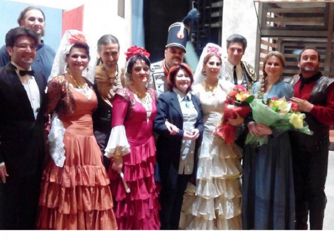 Səhnəmizin "Karmen"i Belarusda