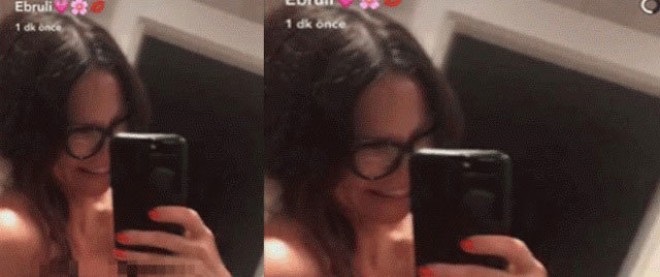 Ebrunun çılpaq fotoları yayıldı