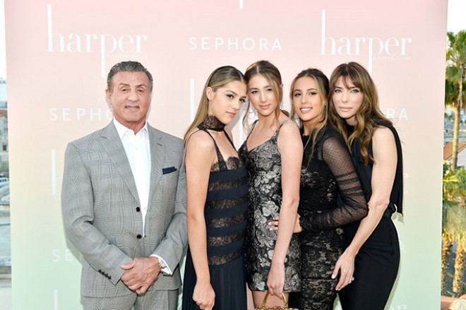 Silvestr Stallonenin qızlarl diqqət mərkəzində - fotolar