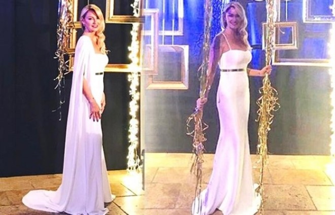 43 yaşlı Pınar Altuğ podiuma çıxdı