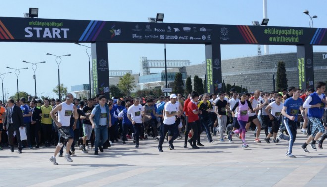 Məşhurlar "Bakı Marafonu 2017"də - foto+video