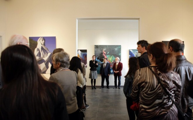 Berlində azərbaycanlı rəssamların əsərlərindən ibarət sərgisi açılıb