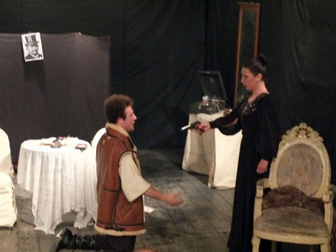 Tbilisi Dram Teatrında azərbaycanlı rejissorun tamaşası oynanılıb - fotolar&nbsp;