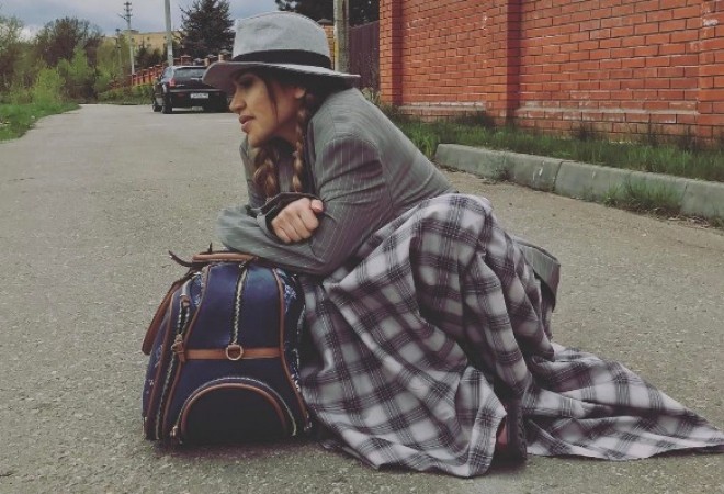 Rəqsanə klip çəkilişində - video