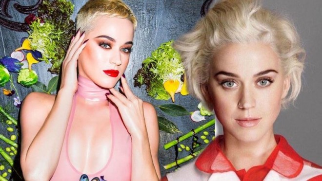 Keti Perrinin qısa saç modelləri