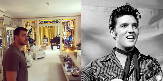 Emin Ağalarov Elvis Preslinin evində - foto