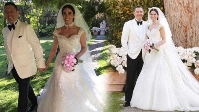 Acunla Şeyma Türkiyə gözəlinin toyunda