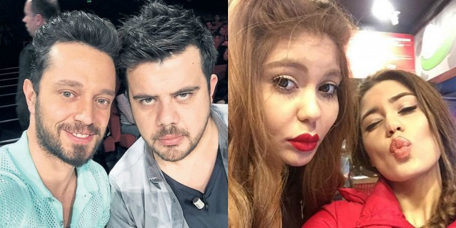 Murat Boz və Eser Yenenler Bahar-Nihal Candan bacıları ilə görüntüləndi