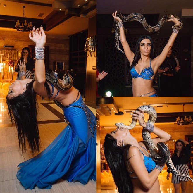 Renka küçədə rəqs etdi