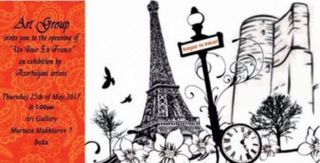 Bakıda Fransaya aid əsərləri sərgilənəcək