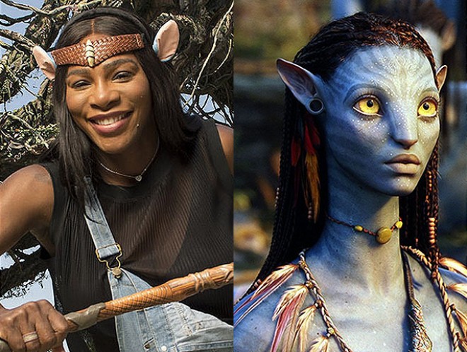 Serena "Avatar” filmindəki obraza girdi - fotolar